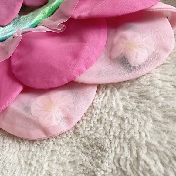 Build A Bear Workshop Flower Fairy Petal Dress Green Pink Outfit Accessory - Picture 2 of 5